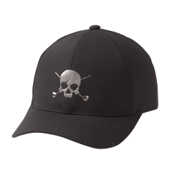 Volvik Golf Hot Melt Skull Cap -CLUBS Sales Store 0001 Skull matte cap black
