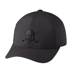 Volvik Golf Embroidered Skull Cap -CLUBS Sales Store 0004 Skull embroidery cap black
