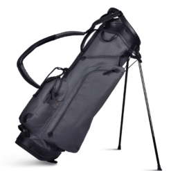 Sun Mountain Golf Canvas & Leather Carry Stand Bag -CLUBS Sales Store 190735CanvasLeatherStandSlate Black