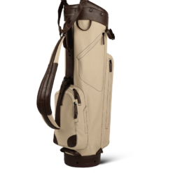 Sun Mountain Golf Canvas & Leather Cart Bag -CLUBS Sales Store 190738CanvasLeatherCartNatural Brown