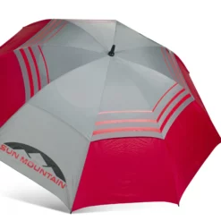 Sun Mountain Golf 68" Manual Umbrella -CLUBS Sales Store 190902 Umbrella Gray Red scaled