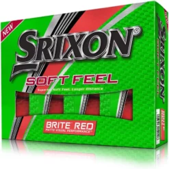 Cleveland Golf Srixon Soft Feel Brite Matte Color Golf Balls -CLUBS Sales Store 2019SoftFeelBritte Red Box0
