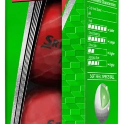 Cleveland Golf Srixon Soft Feel Brite Matte Color Golf Balls -CLUBS Sales Store 2019SoftFeelBritte Red Sleeve