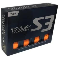 Volvik S3 Tour Performance Golf Balls -CLUBS Sales Store 2019 S3 Orange Box