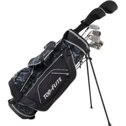 Golf Works Top-Flite Golf Men's XL 13 Piece Complete Box Set -CLUBS Sales Store 2020CamoBlack1