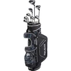 Golf Works Top-Flite Golf Men's XL 13 Piece Complete Box Set -CLUBS Sales Store 2020 Camo Black