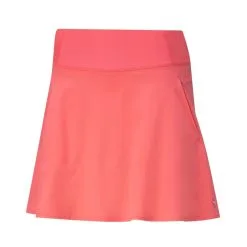 Puma Women's PWRShape Solid Golf Skirt -CLUBS Sales Store 2021PWRShapeSolidWovenSkirt IgnitePink