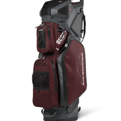 Sun Mountain 2022 Boom Bag Golf Cart Bag With Speakers -CLUBS Sales Store 210412BoomBagGray Garnet Black