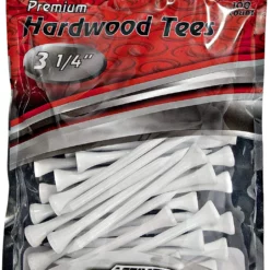 CaddiesShack ProActive Premium Sports Hardwood Golf Tees 3.25" 100 Count