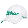Hireko Titleist Tour Sport Mesh Fitted Cap - White/Spearmint