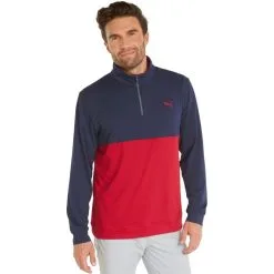 Cobra Golf Puma Men's Gamer ColorBlock 1/4 Zip Golf Jacket -CLUBS Sales Store 3 8deab46f ab1c 4390 8f8d 04f9685dbc94