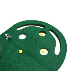 Hireko Intech Golf 3 Hole Portable Golf Putting Mat -CLUBS Sales Store 3 Hole Portable Putting Mat 2