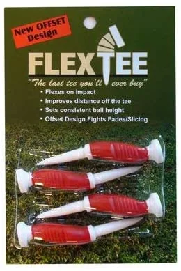 J&M Flextee Offset Design Flexible Golf Tee 3" 1 J&M Flextee Offset Design Flexible Golf Tee 3"