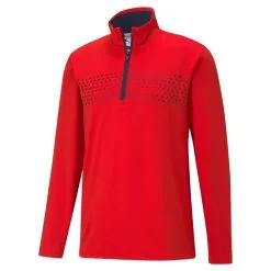 Cobra Golf Puma Men's Volition Independence 1/4 Zip Golf Jacket -CLUBS Sales Store 599439 03 min