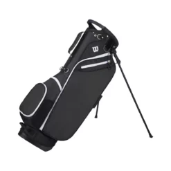 Wilson Staff "W" Carry Golf Bag -CLUBS Sales Store 9fdc4028e8b0a43fadb858bea0f3c5832da25fcd WGB3309BL W CARRY BLACK v2