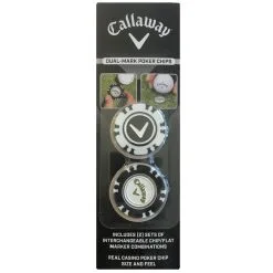 CaddiesShack Callaway Golf Dual Ball Marker Poker Chips Set -CLUBS Sales Store Accessories DualMarkPokerChips
