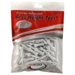 ProActive Sports Premium Hardwood Accu-Height Golf Tees -CLUBS Sales Store Accu Height Tees 2.125 a