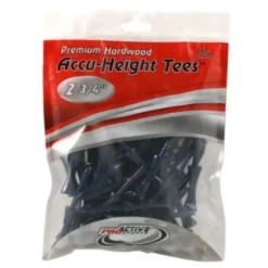 ProActive Sports Premium Hardwood Accu-Height Golf Tees -CLUBS Sales Store Accu Height Tees 2.75 a