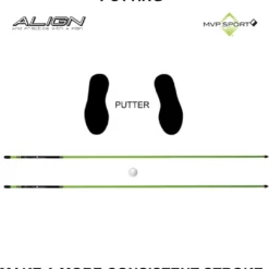 Proactive MVP Sport Golf Alignment Sticks 2-Pack -CLUBS Sales Store AlignmentRods Red 11