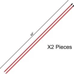 Proactive MVP Sport Golf Alignment Sticks 2-Pack -CLUBS Sales Store AlignmentRods Red 2