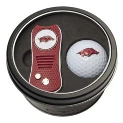 J And M SwitchFix Golf NCAA Tin Set - Divot Tool & Golf Ball