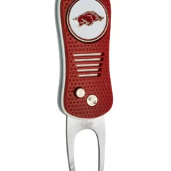 Team Golf Retractable Switchblade Switchfix Divot Tool Ball Marker - NCAA -CLUBS Sales Store Arkansas Razorbacks Switchfix 44448 104