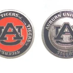 J&M NCAA Double Sided Collegiate Golf Ball Marker Coins -CLUBS Sales Store Auburn