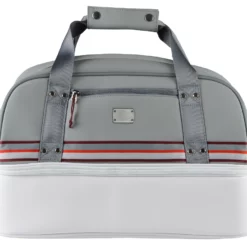 Sun Mountain Mid-Stripe Boston Bag -CLUBS Sales Store BOSTONBAGWHITECADETBRICK