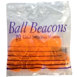 J And M Beacons Large Neon Golf Ball Markers -CLUBS Sales Store Ball Beacons Orange