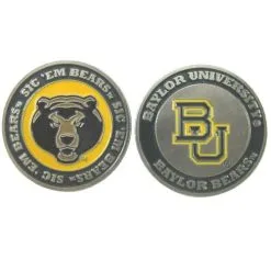 J&M NCAA Double Sided Collegiate Golf Ball Marker Coins -CLUBS Sales Store Baylor