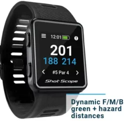 Shot Scope Golf G3 GPS Watch -CLUBS Sales Store Black G3 Product 480x441 Desktop 2