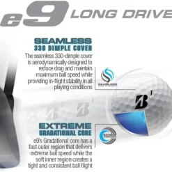 Bridgestone E9 Long Drive Golf Balls -CLUBS Sales Store Bridgestonee9LongDrive 3