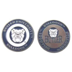 J&M NCAA Double Sided Collegiate Golf Ball Marker Coins -CLUBS Sales Store Butler