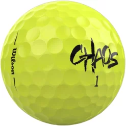 Wilson Golf 2020 Chaos Golf Balls 24 Pack -CLUBS Sales Store CHAOSYELLOW