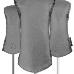 Sun Mountain Golf Canvas & Leather Head Covers -CLUBS Sales Store CanvasLeatherHeadcoverSlate Black