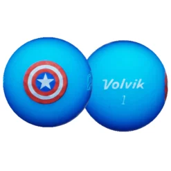 Volvik Marvel Avengers 5 Golf Balls Character Pack -CLUBS Sales Store CaptainAmericaBallBlur