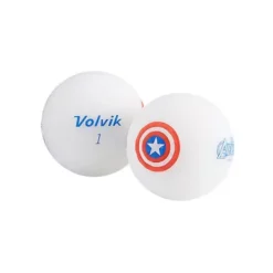 Volvik Marvel Character Golf Ball 4 Pack -CLUBS Sales Store Captain America Ball