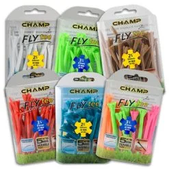 CaddiesShack Champ Fly Tees 1.75" 20 Count Packs