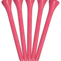 CaddiesShack Pride Sports Wood Golf Tees 2.75 X 100 Count -CLUBS Sales Store Classic Wood Tee 2.75 100 count Citrus Pink