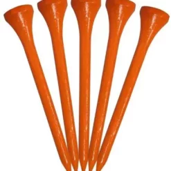 CaddiesShack Pride Sports Wood Golf Tees 2.75 X 100 Count -CLUBS Sales Store Classic Wood Tee 2.75 100 count Orange