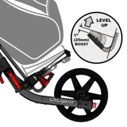 Proactive Clicgear Golf Push Cart Accessories -CLUBS Sales Store Clicgear Bag Booser