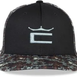 Cobra Golf Cobra Camo Crown C Snapback Golf Hat -CLUBS Sales Store CobraCamoCrownCSnapback Black 1