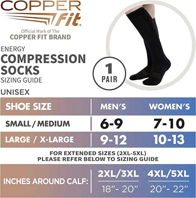 Proactive Copper Fit Energy Compression Socks 3 Proactive Copper Fit Energy Compression Socks - Image 3
