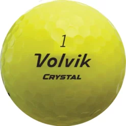 Volvik Crystal Focus Colored Golf Balls -CLUBS Sales Store CrystalFocus2022 YellowBall