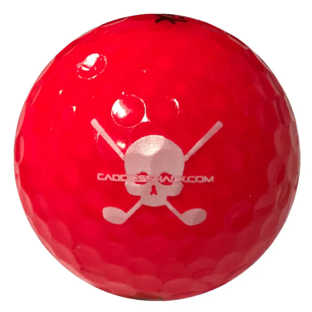 CaddiesShack Custom Jolly Rogers Skull & Crossbones Volvik Crystal Golf Balls 1 CaddiesShack Custom Jolly Rogers Skull & Crossbones Volvik Crystal Golf Balls