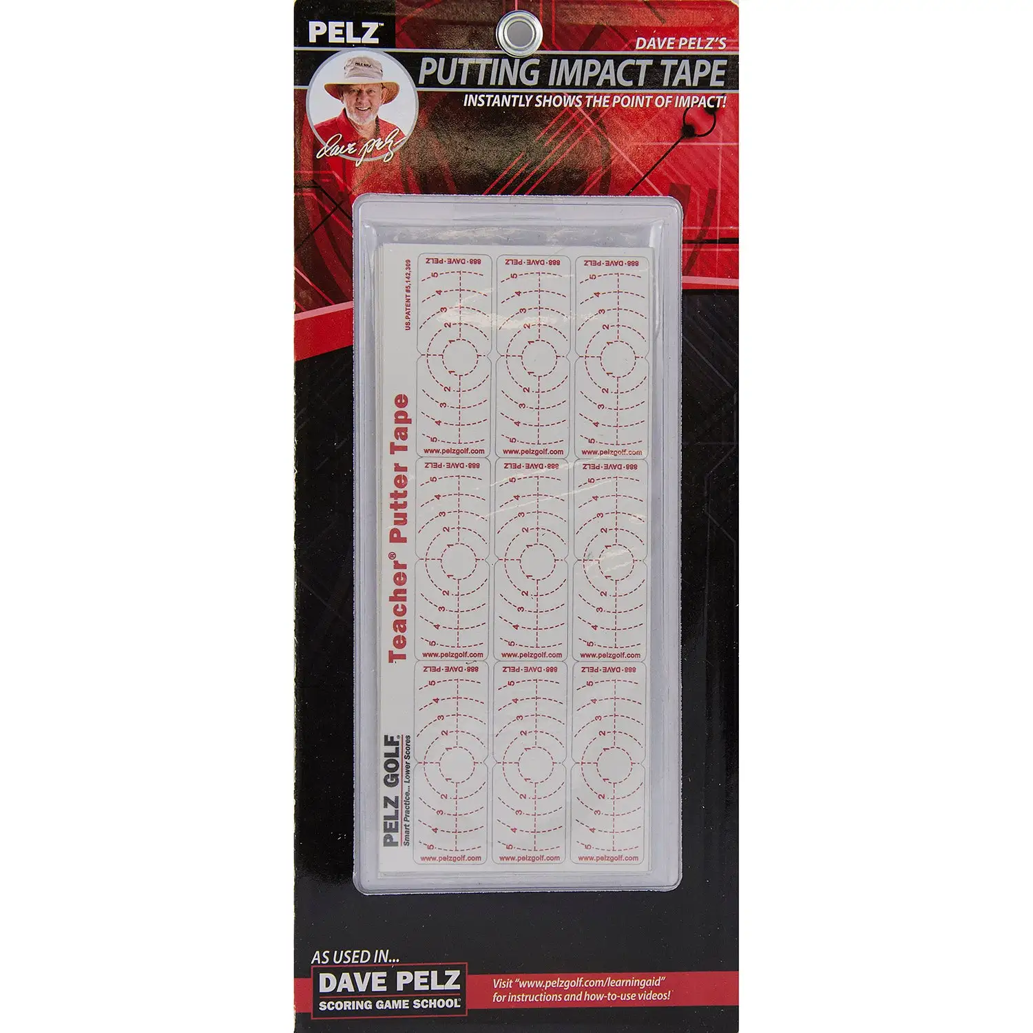 J&M Dave Pelz - Putting Impact Tape 3 J&M Dave Pelz - Putting Impact Tape - Image 3