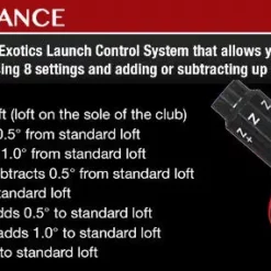 Tour Edge Exotics EX9 Tour Adjustable Driver 11 Tour Edge Exotics EX9 Tour Adjustable Driver -CLUBS Sales Store Driver Adjustments
