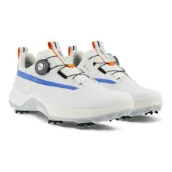 ECCO Golf Ecco Men's Biom G5 Golf Shoes -CLUBS Sales Store EccoBiomG5 WhiteRegatta 5