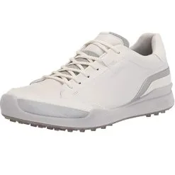 ECCO Golf Ecco BIOM Hybrid Spikeless Golf Shoes -CLUBS Sales Store EccoHybridBiomLaced White0