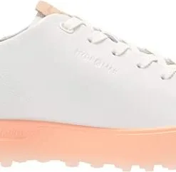 ECCO Golf ECCO Ladies Golf Tray Golf Shoes -CLUBS Sales Store EccoLadiesTray WhitePeach5